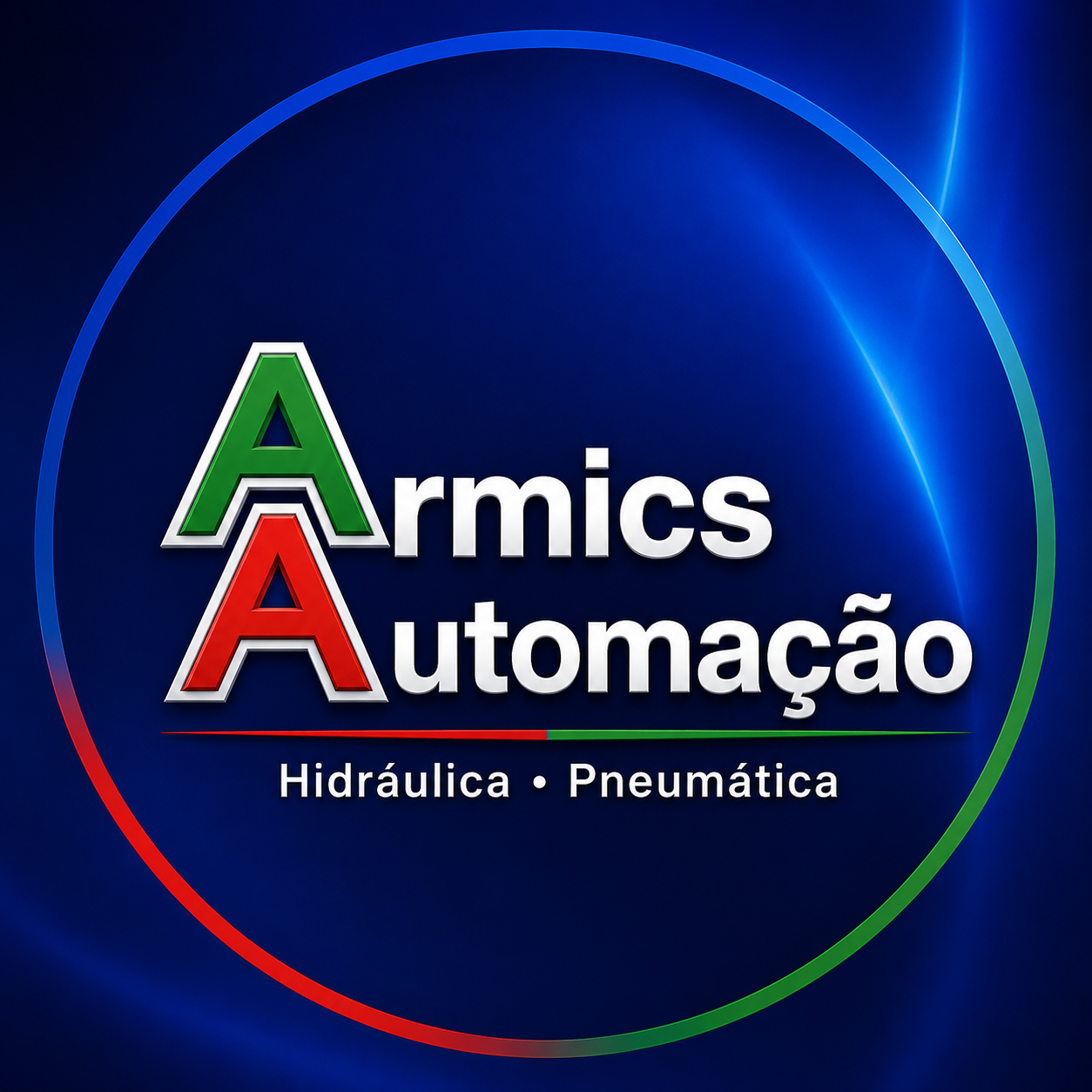 Logo oficial da Armics Automação